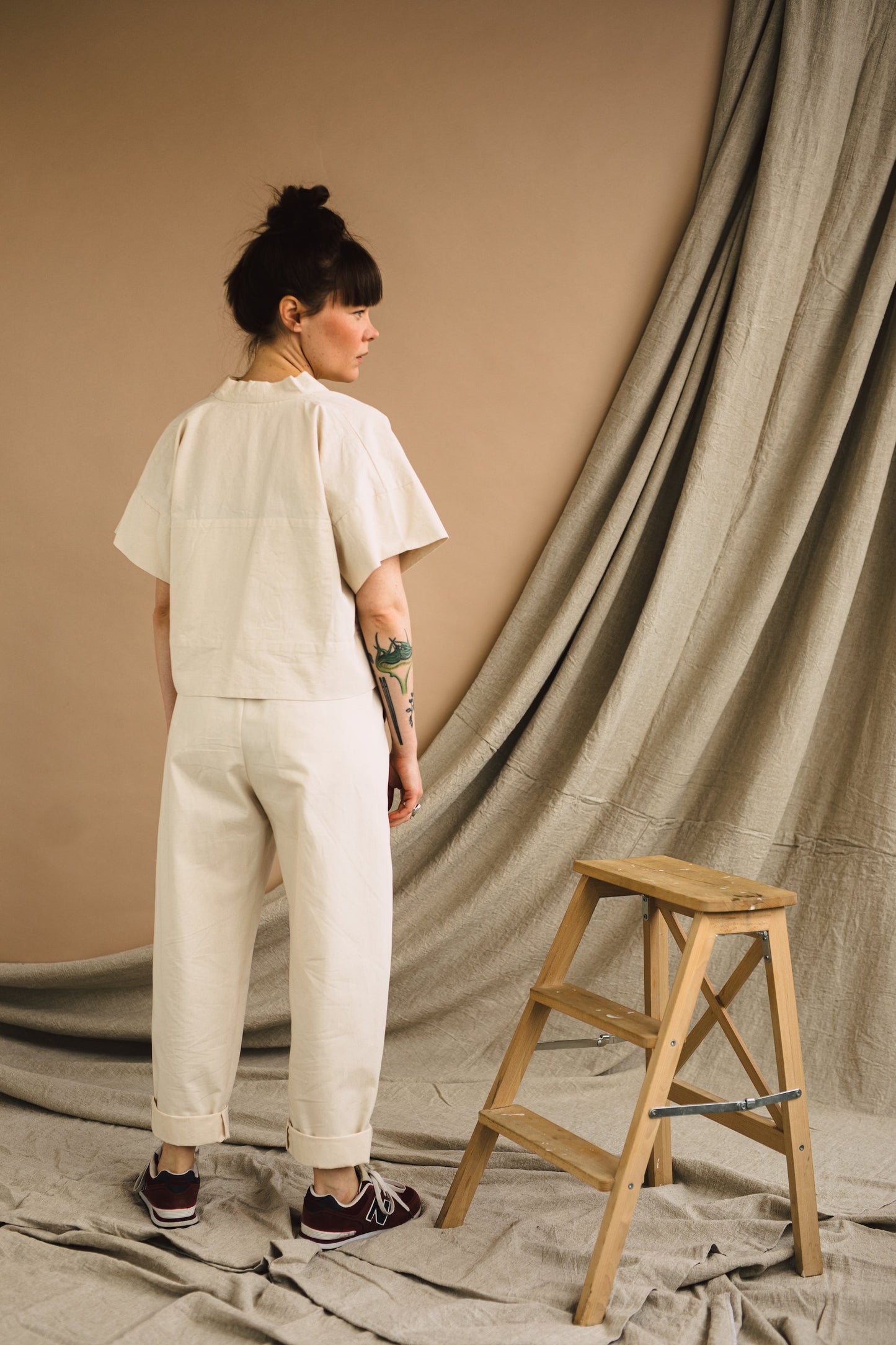 ZW CROPPED SHIRT - BIRGITTA HELMERSSON - PRINTED OR PDF PATTERN