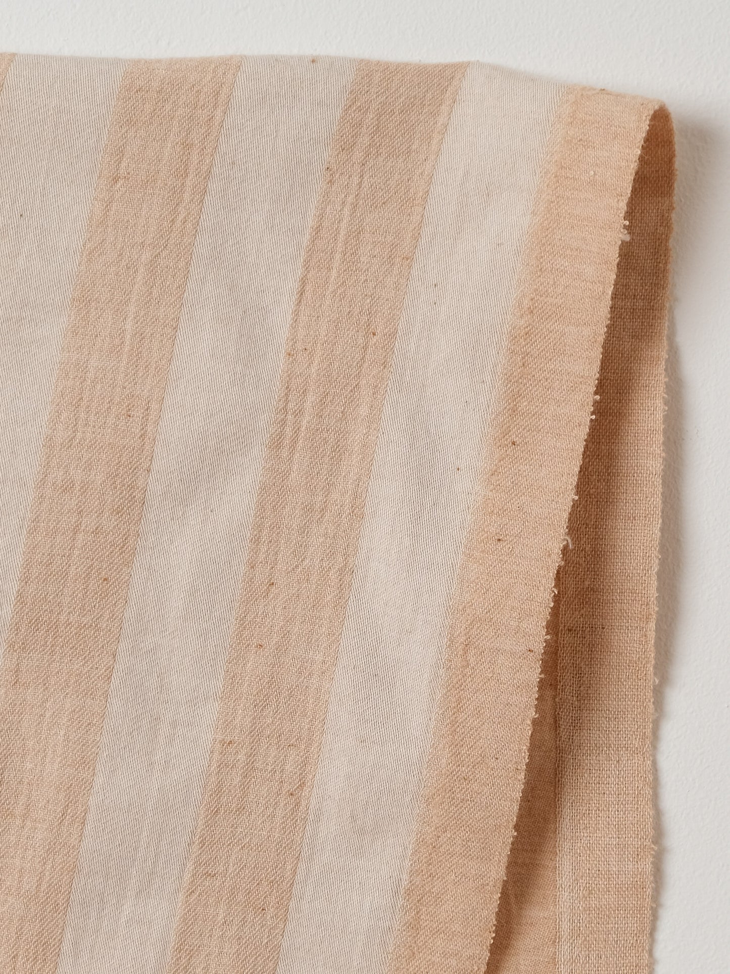 Colour Grown Strip Muslin - Organic Cotton - Price per 1/2 Metre