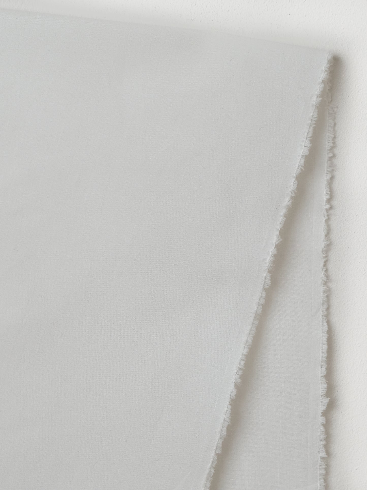 Poplin White - Organic Cotton - Price per 1/2 Metre