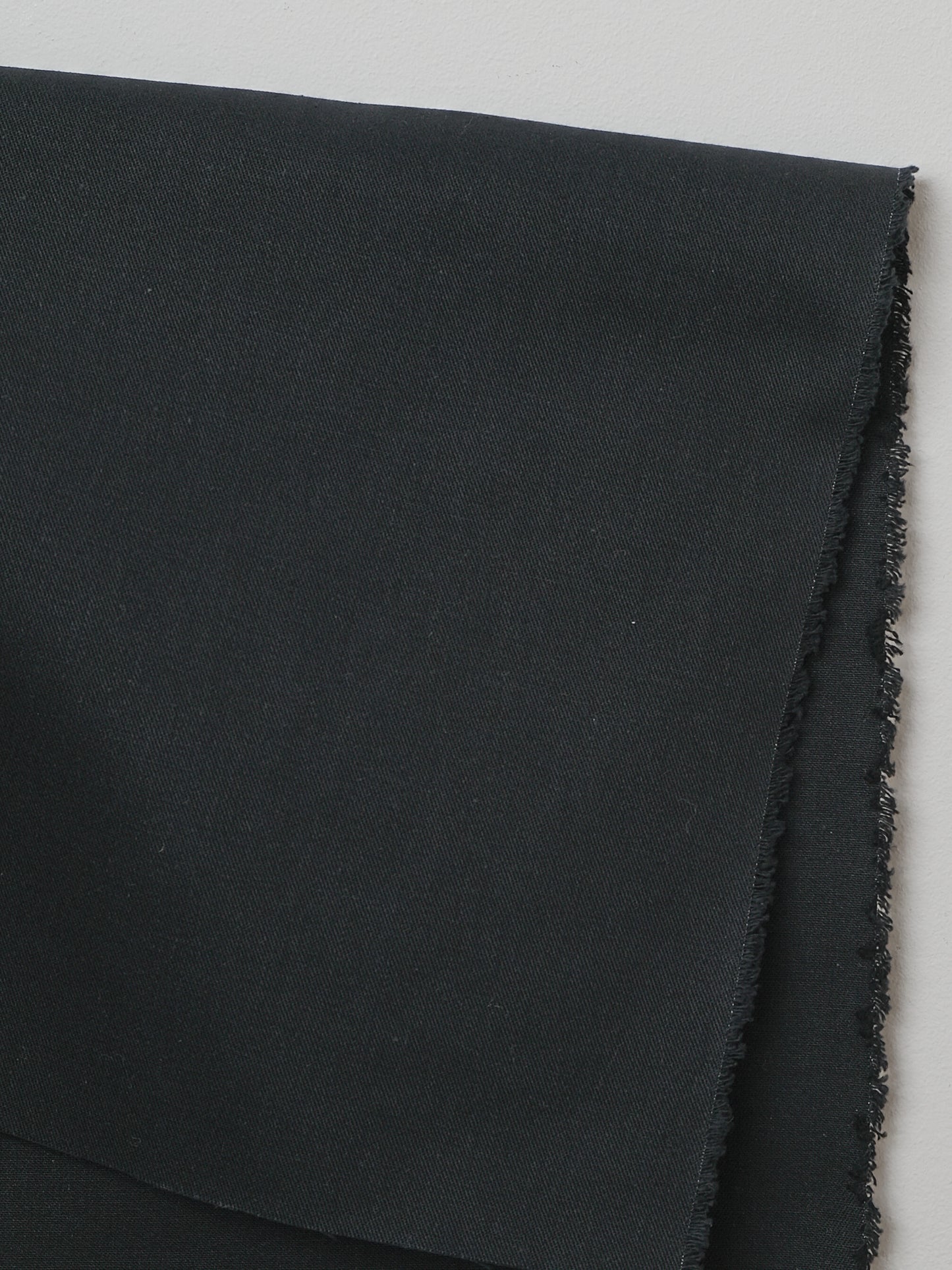 Twill Black - Organic Cotton - Price per 1/2 Metre