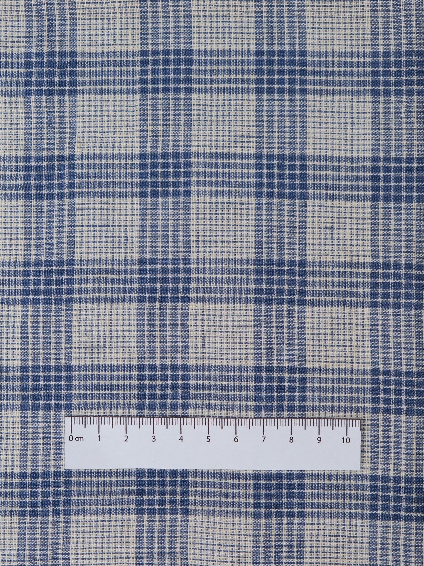 Blue Check Linen - Lithuanian - Price per 1/2 Metre