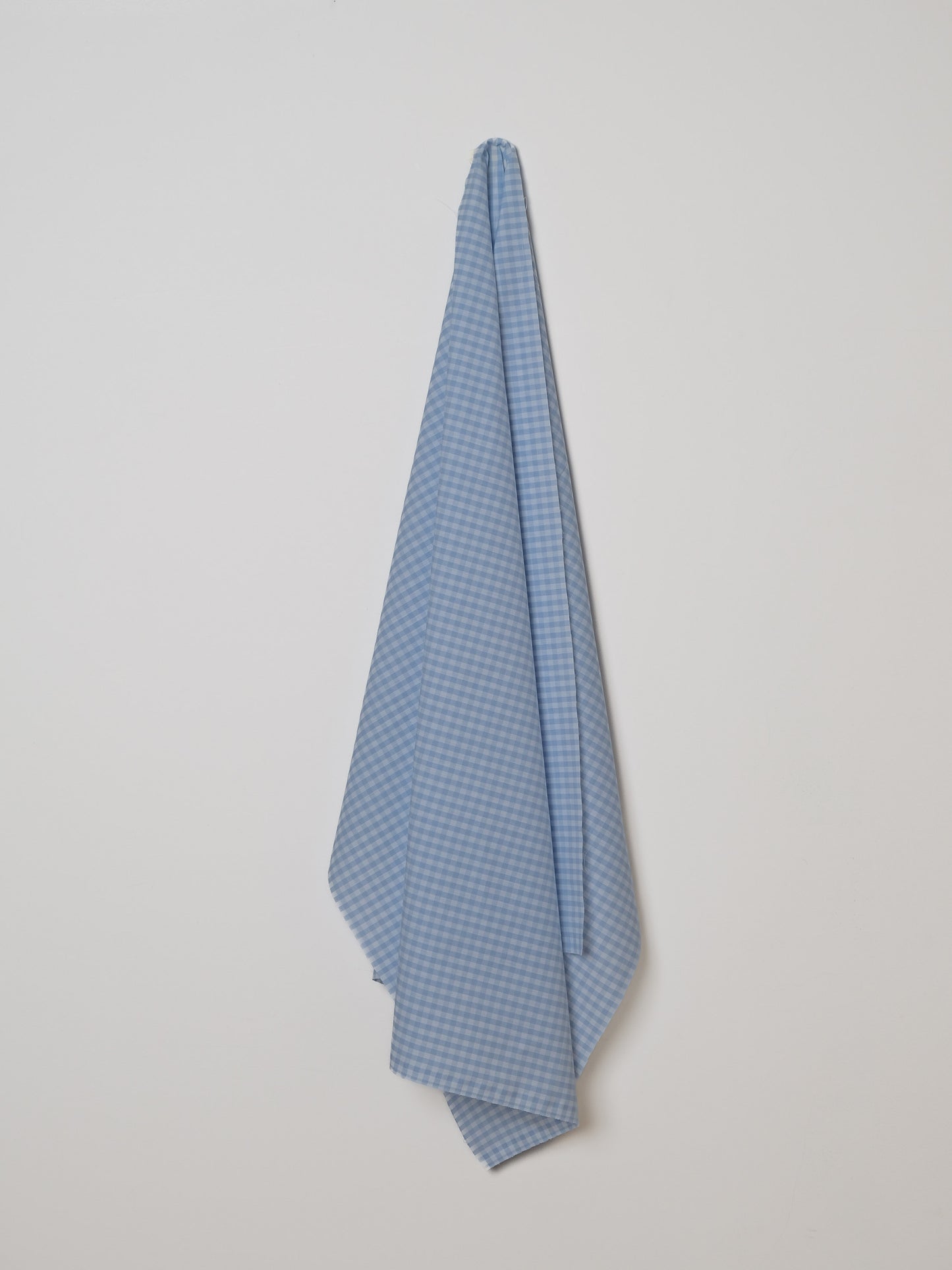 Marinblå/Vit Gingham - Ekologisk bomull - Pris per 1/2 meter