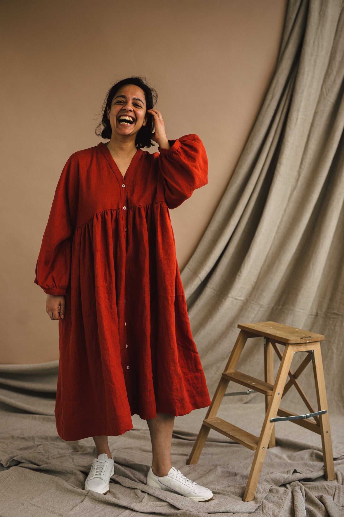 ZW GATHER DRESS - BIRGITTA HELMERSSON - PDF PATTERN