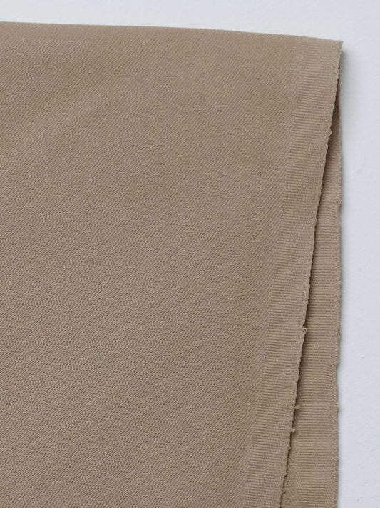 Twill Structured Beige- Organic Cotton - Price per 1/2 Metre