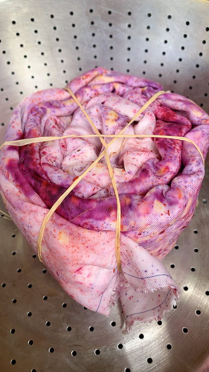 Natural colours : Bundle dyeing workshop : June 7th