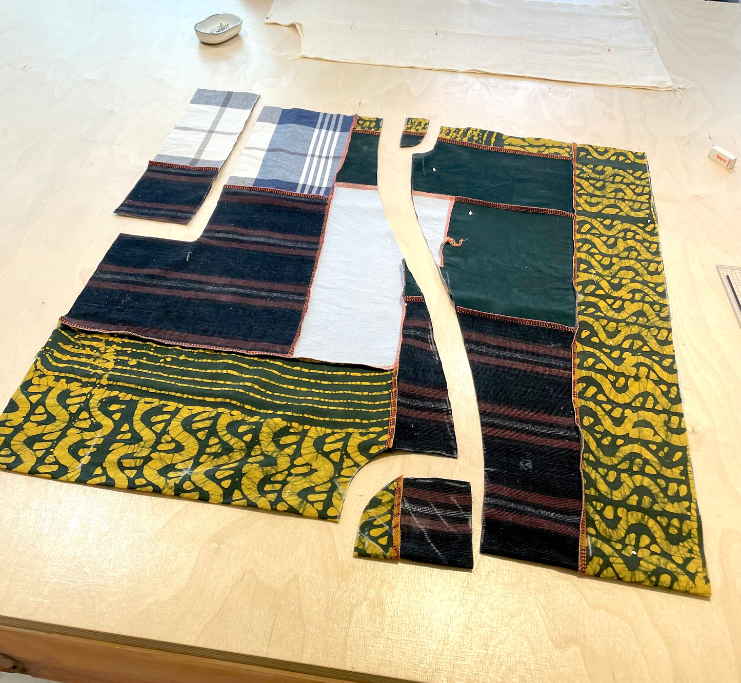 Zero Waste Patterns: PATCHWORK SHIRT: Oct 4 & 18