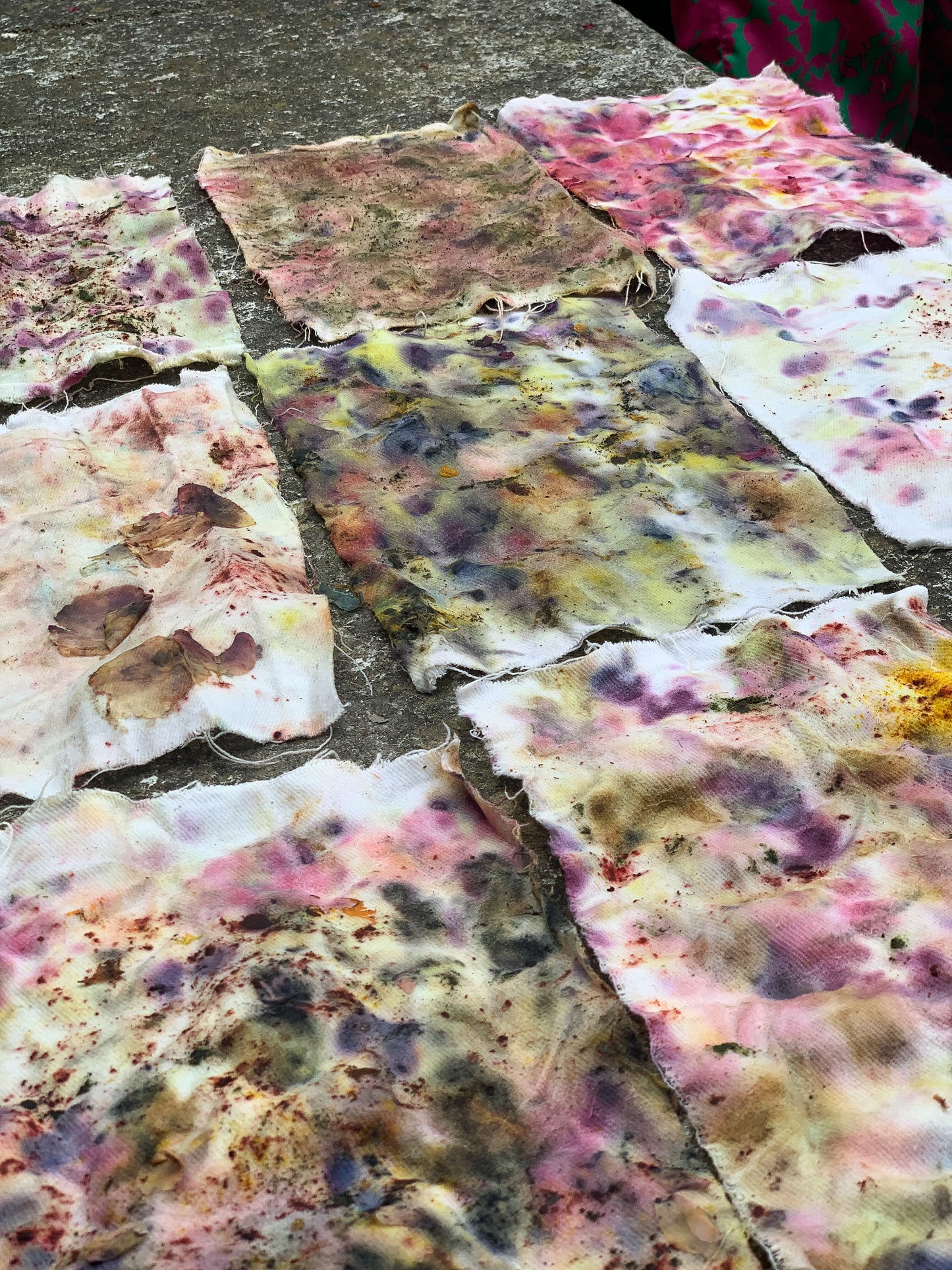 Natural colours : Bundle dyeing workshop : June 7th
