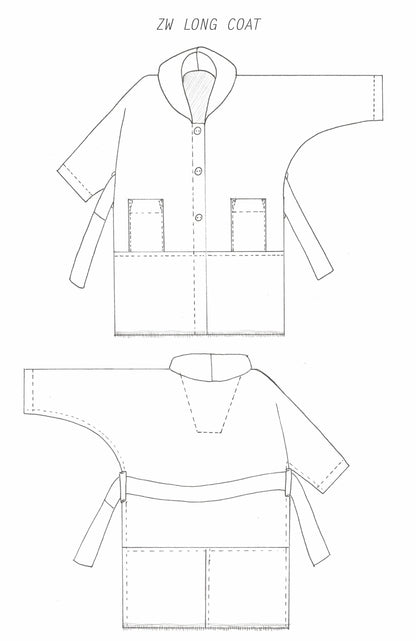ZW COAT - BIRGITTA HELMERSSON - PDF PATTERN