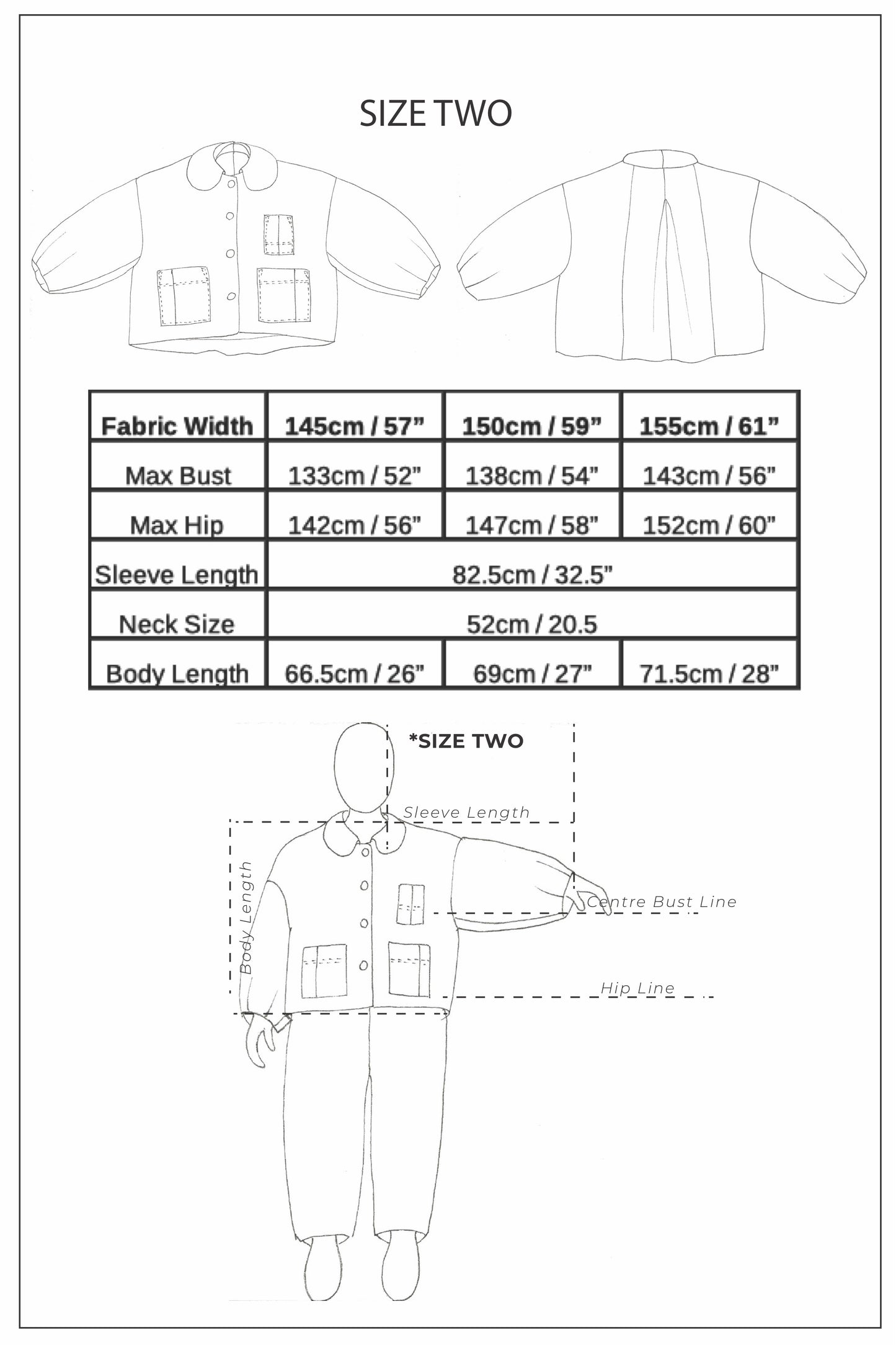 ZW BELL JACKET - BIRGITTA HELMERSSON - PDF PATTERN