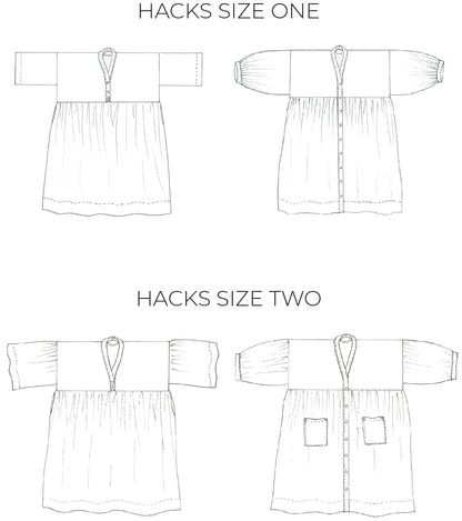ZW GATHER DRESS - BIRGITTA HELMERSSON - PDF PATTERN